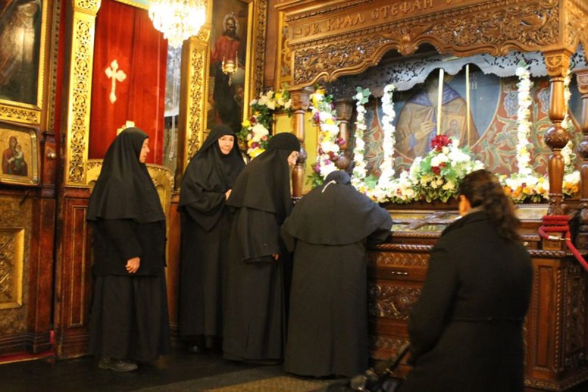 По време на литургията 