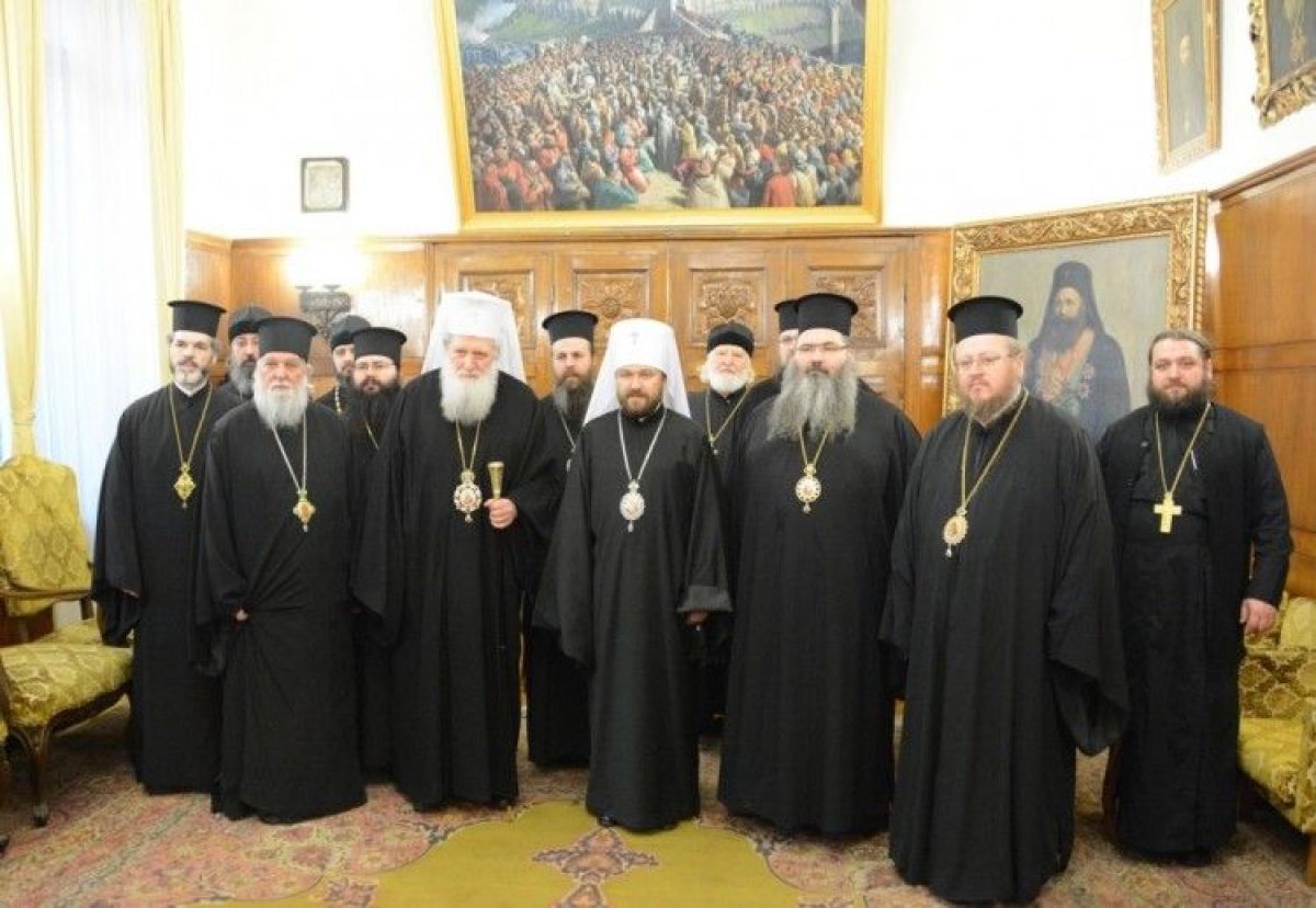 Среща на руската делегация с патриарх Неофит и Св. Синод на БПЦ-БП