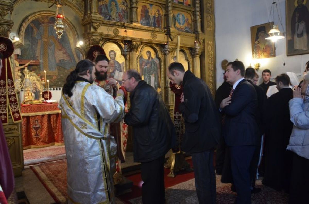 Празникът Благовещение в Софийската духовна семинария 