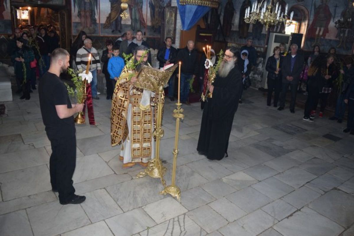 Вход Господен в Иерусалим в Бачковския манастир