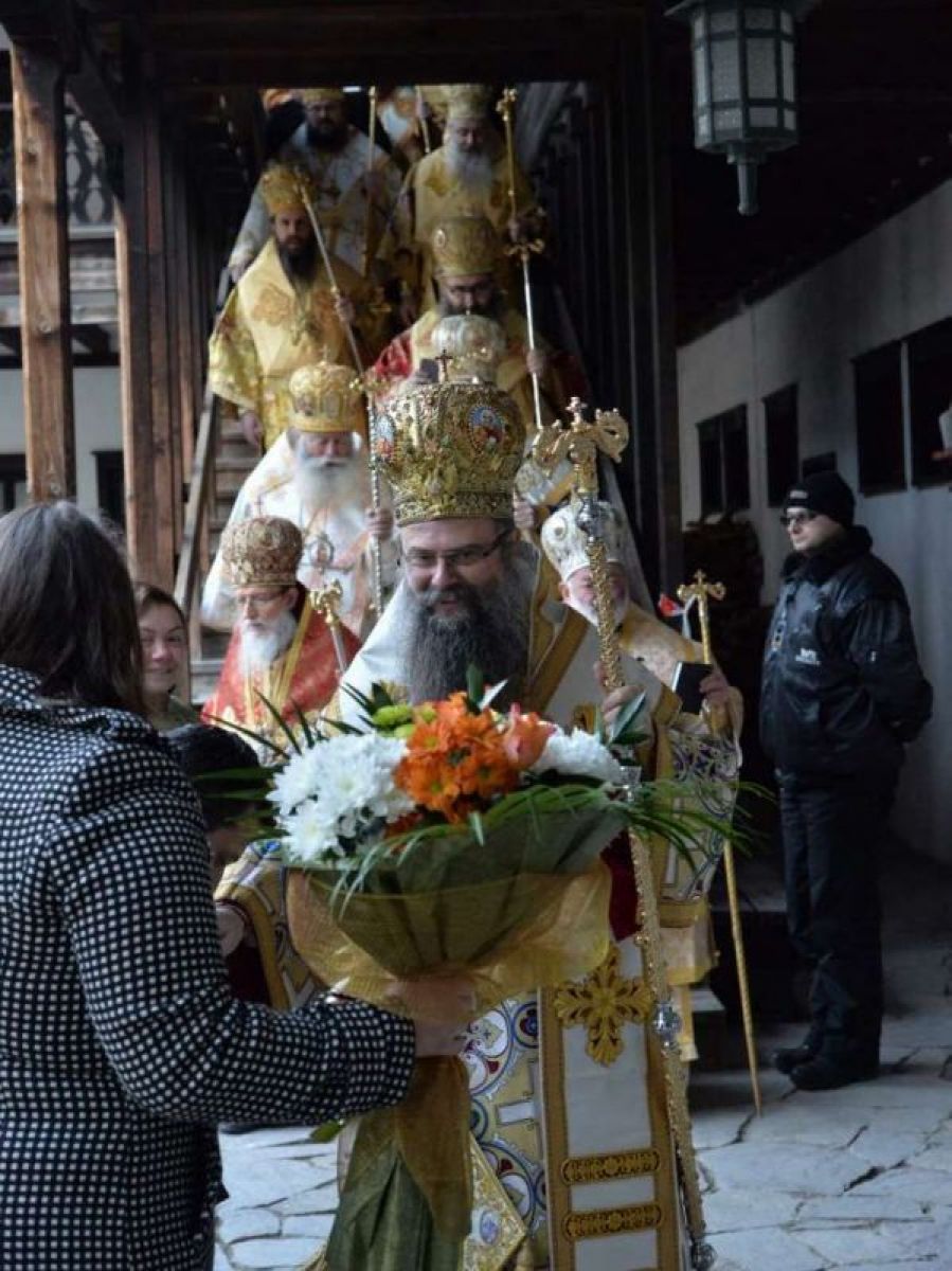 Посрещане на епархийския митрополит Николай Пловдивски