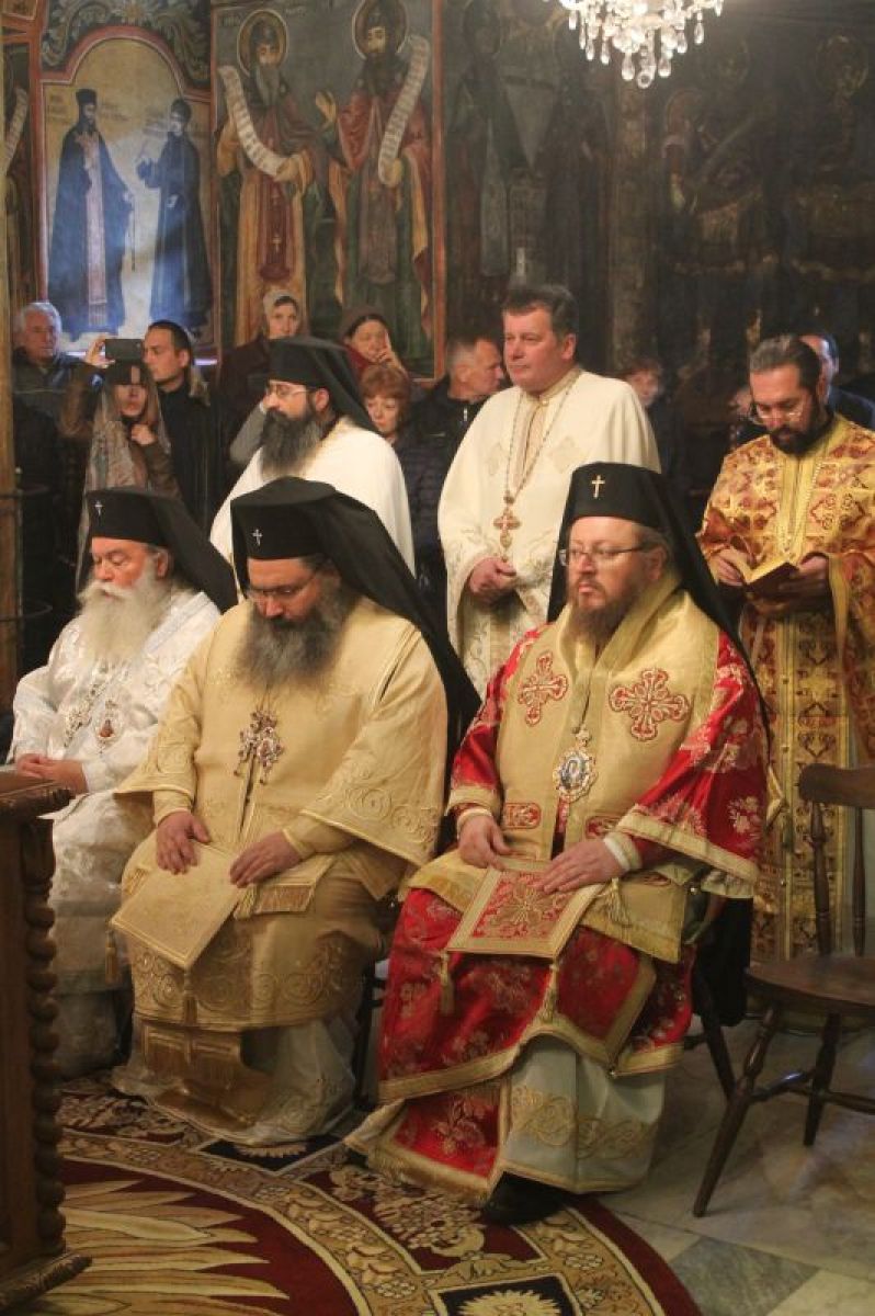 Панихида за патриарх Максим в Троянската света обител