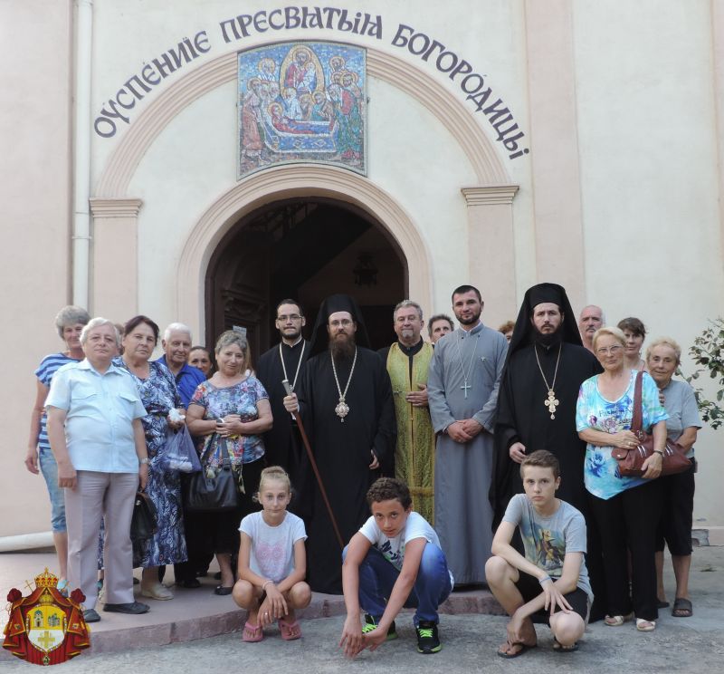 Вечерна служба за Успение Богородично в Лом